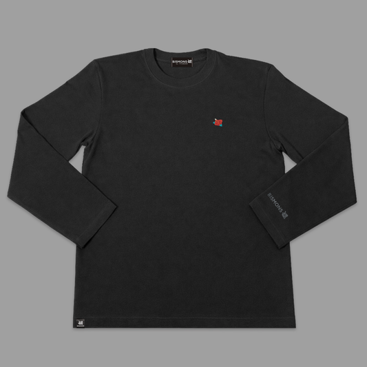 ワンポイント刺繍ロングTシャツ